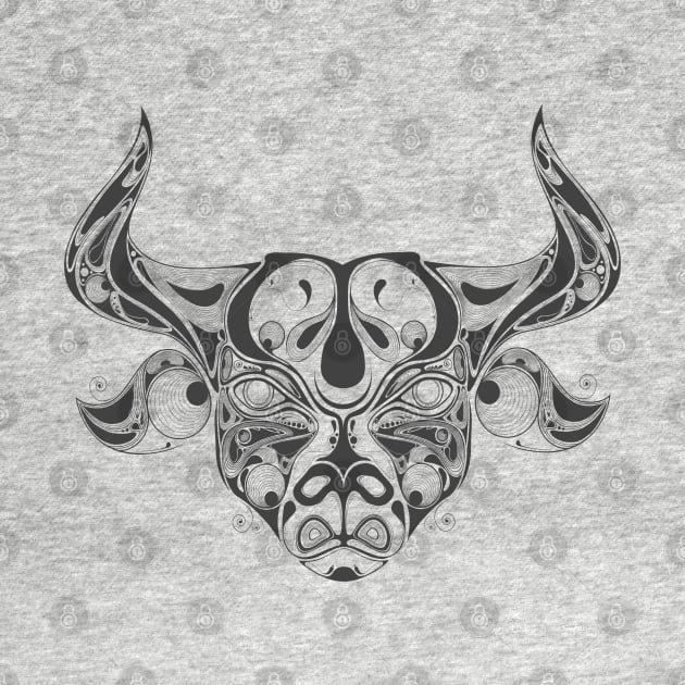 Taurus Geometric Artwork by maddula
